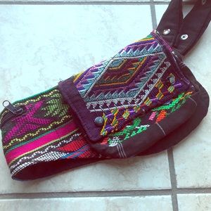 Embroidered fabric festival belt